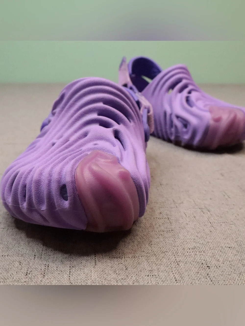 Salehe Bembury x Crocs Pollex Clog Kids Dewberry Purple Size J2 New Style